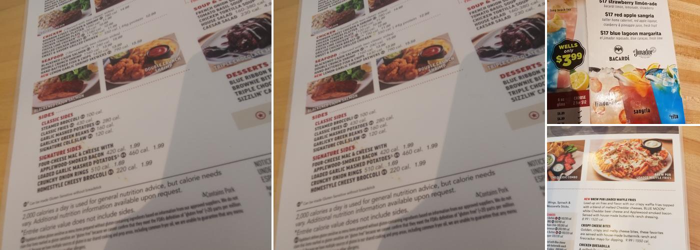 Applebee's Grill + Bar Menu