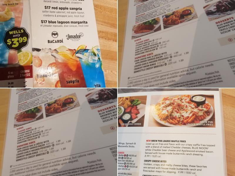 Applebee's Grill + Bar Menu