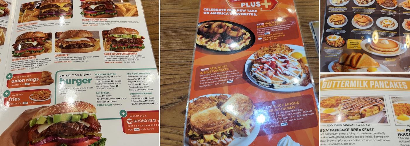 Denny's Menu