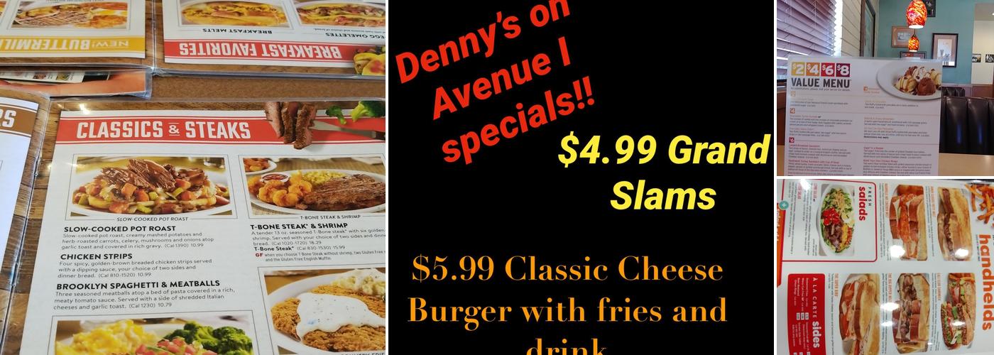 Denny's Menu