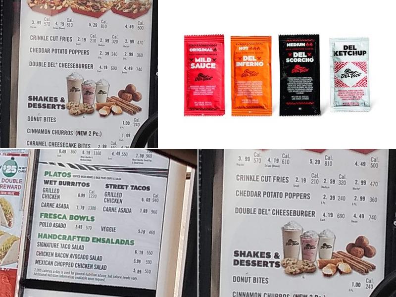 Del Taco Menu