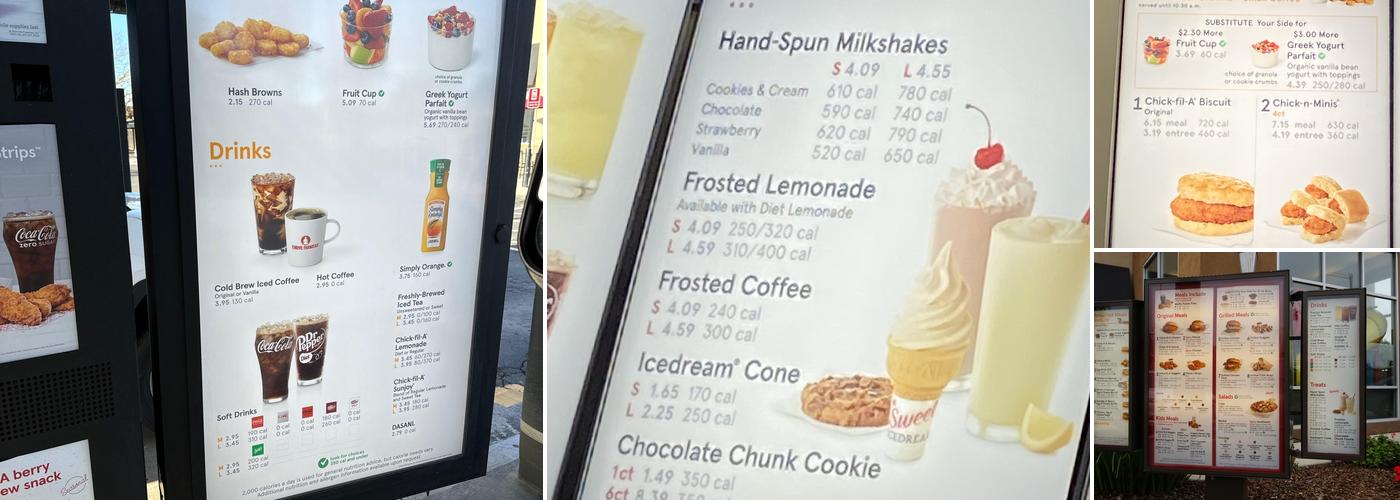 Chick-fil-A Menu