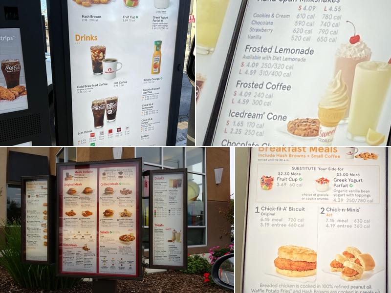 Chick-fil-A Menu