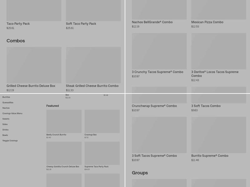 Taco Bell Menu