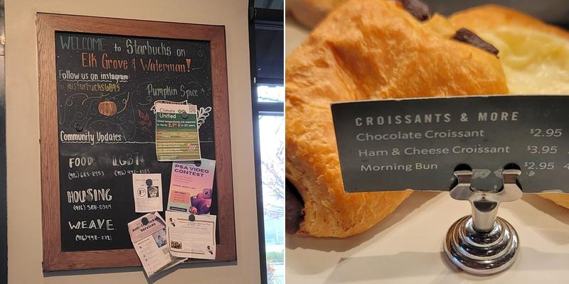 Starbucks Coffee Company Menu