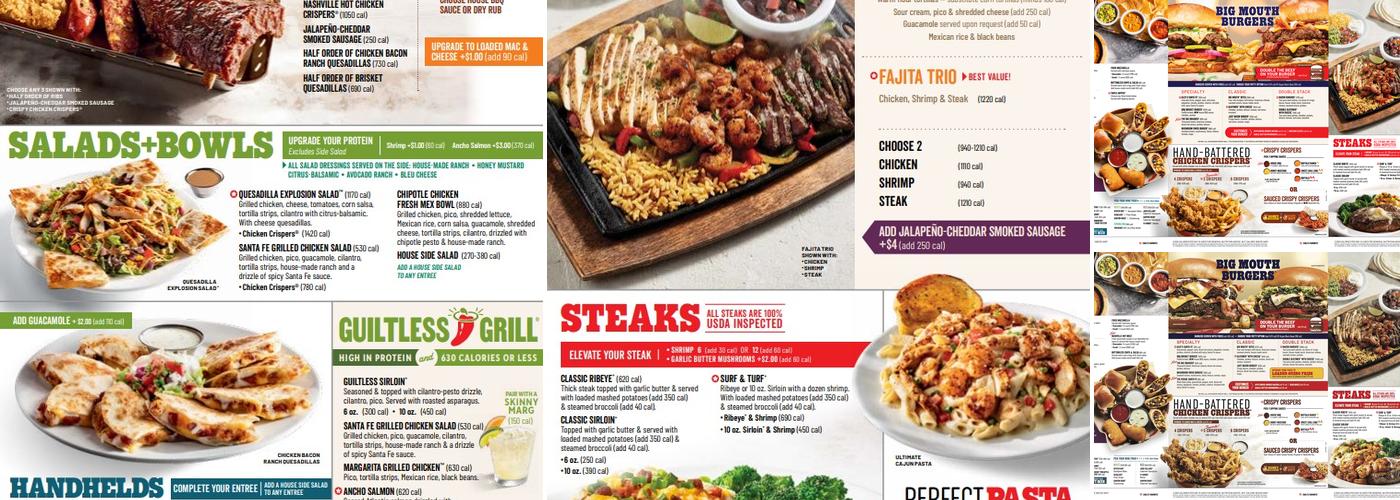 Chili's Grill & Bar Menu