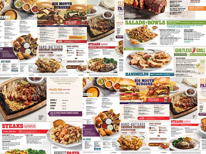 Chili's Grill & Bar Menu