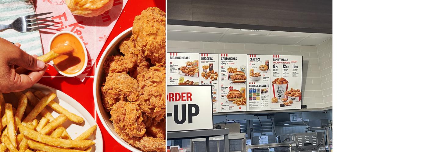 KFC Menu