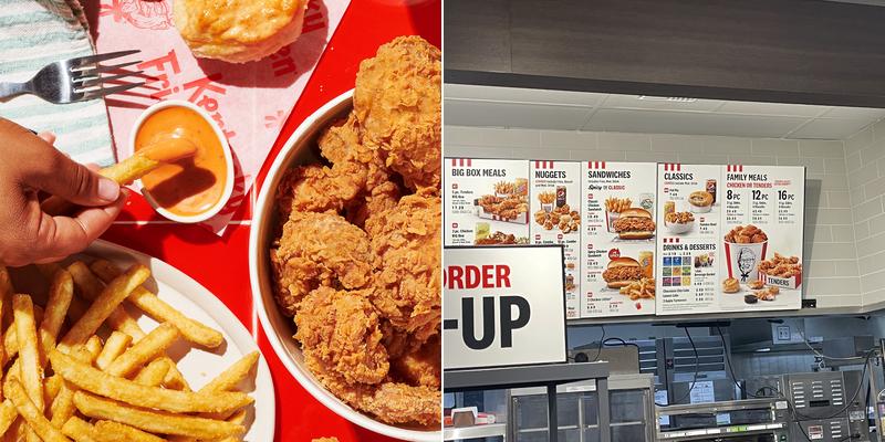 KFC Menu