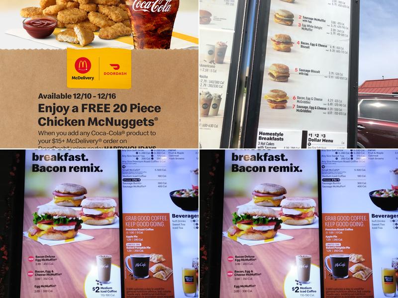 McDonald's Menu