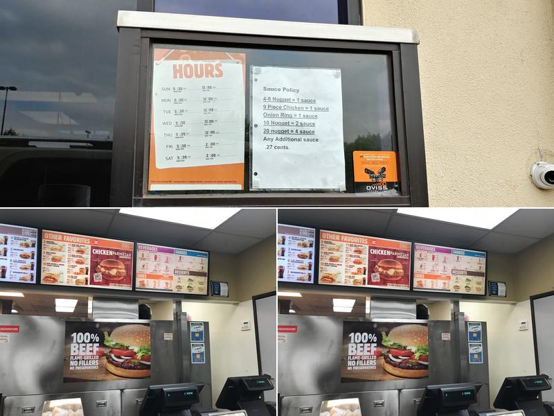 Burger King Menu