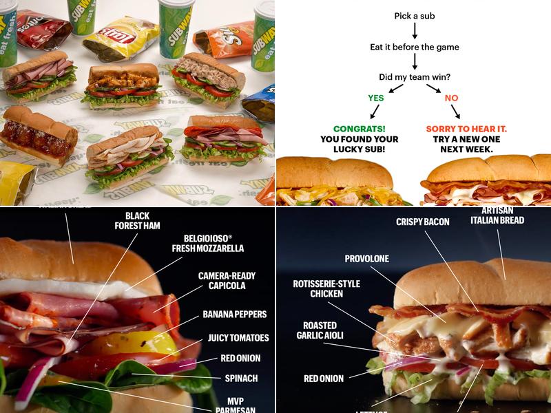 Subway Menu