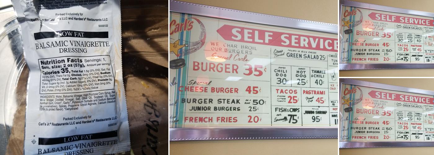 Carl's Jr. Menu