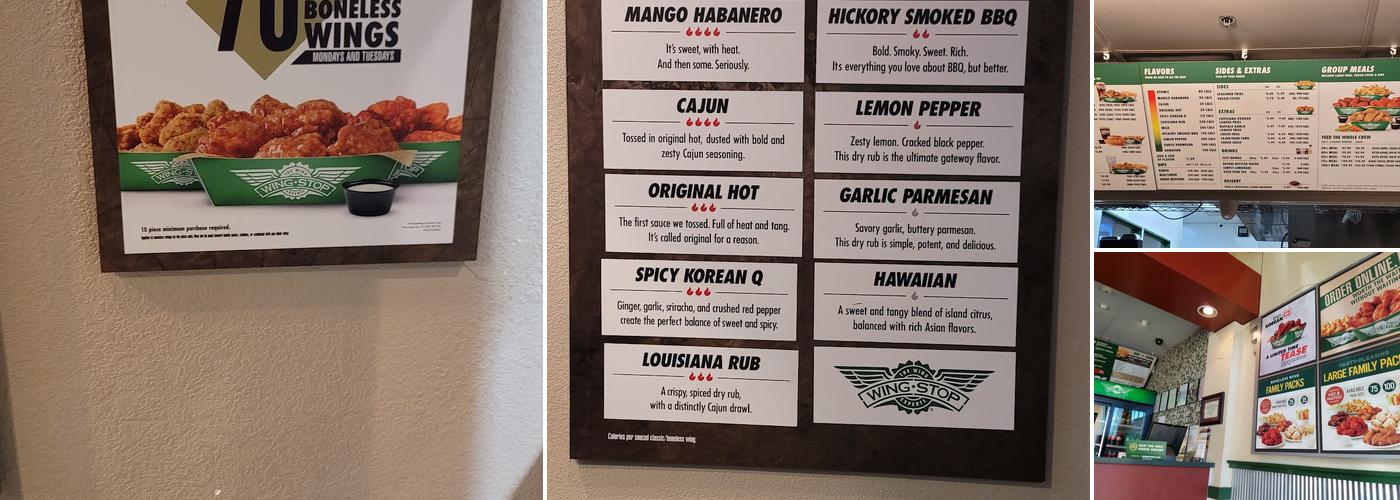 Wingstop Menu
