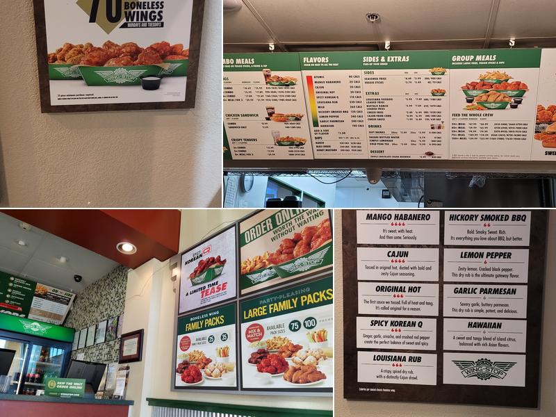 Wingstop Menu