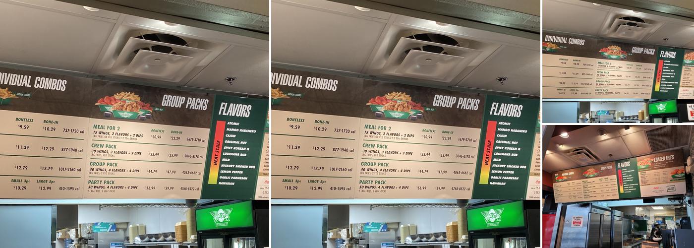 Wingstop Menu