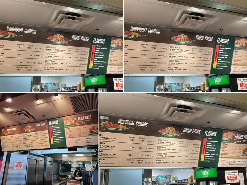 Wingstop Menu