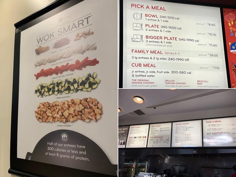Panda Express Menu