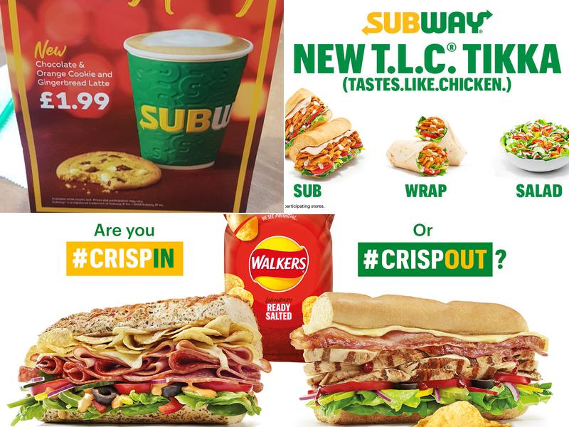 Subway Menu