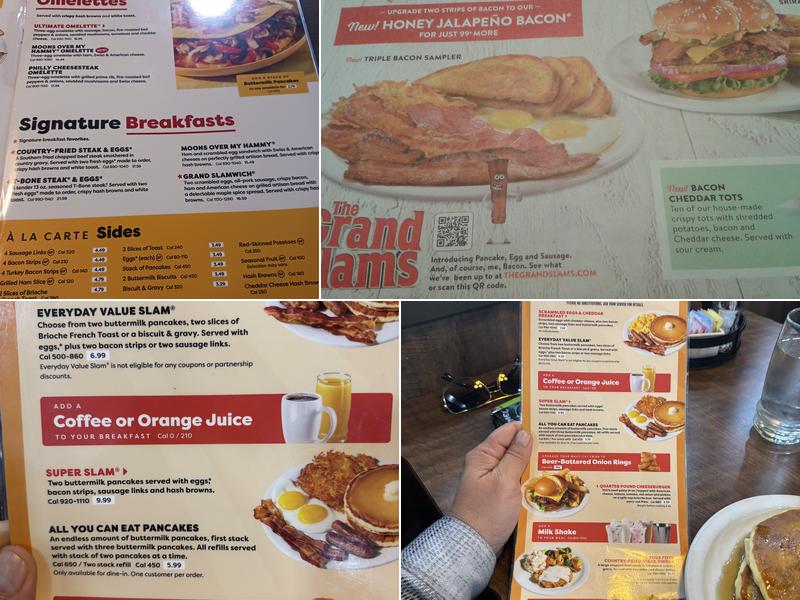 Denny's Restaurant Menu