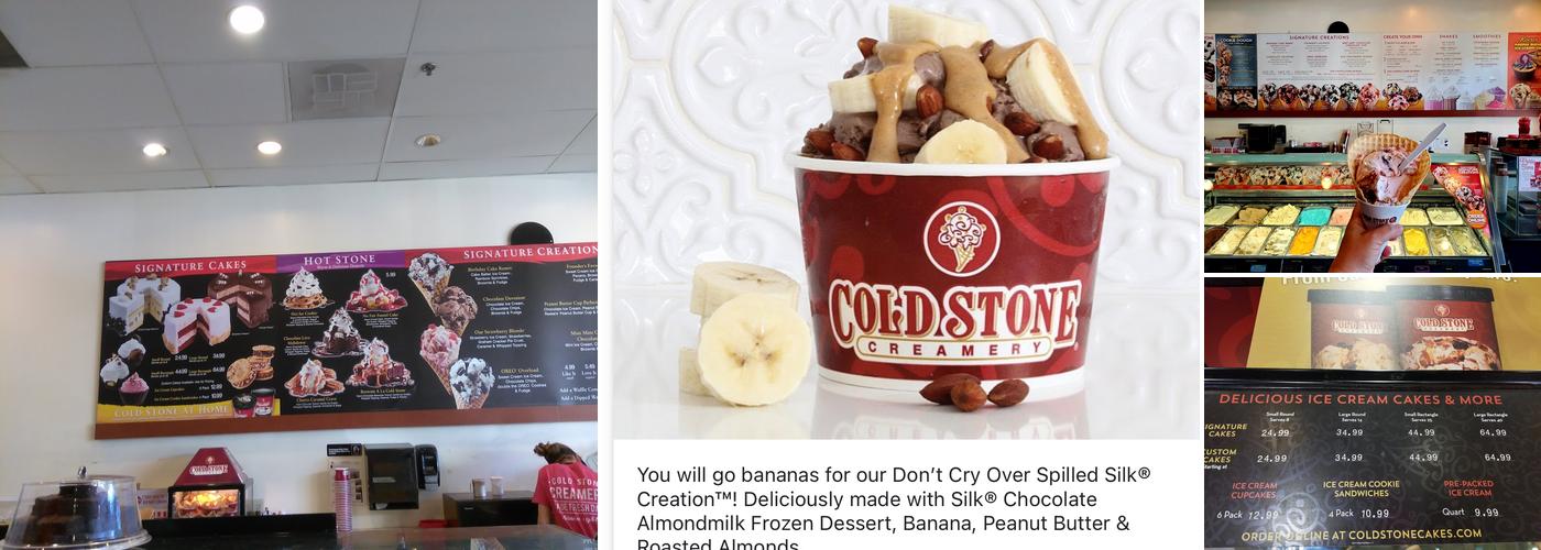 Cold Stone Creamery Menu