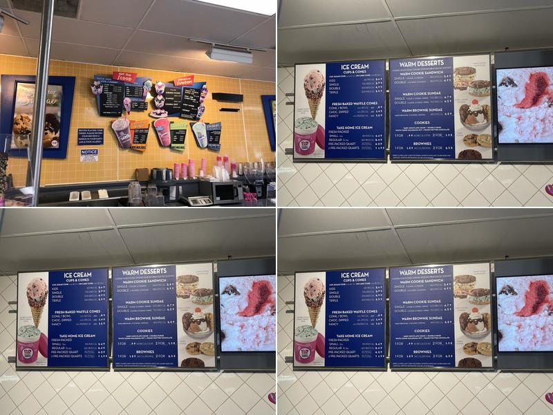 Baskin-Robbins Menu