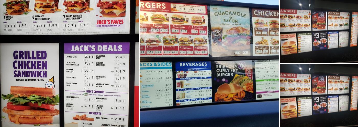 Jack In The Box Menu