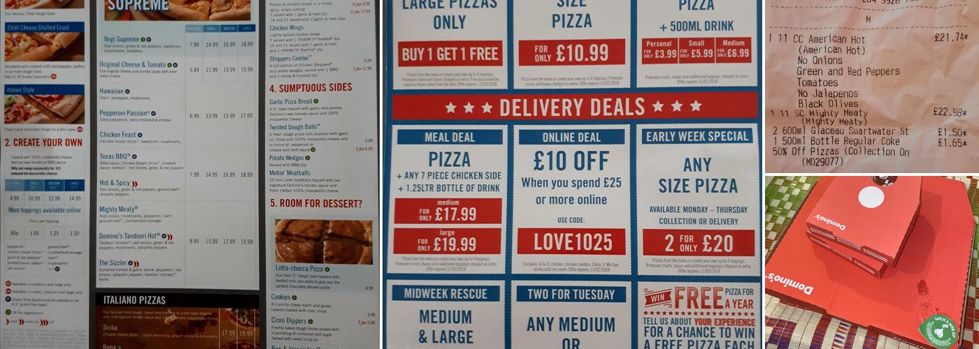 Domino's Pizza - London - South Tottenham Menu