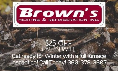 Brown's Heating & Refrigeration 310 Carter Ave, Friday Harbor Washington 98250