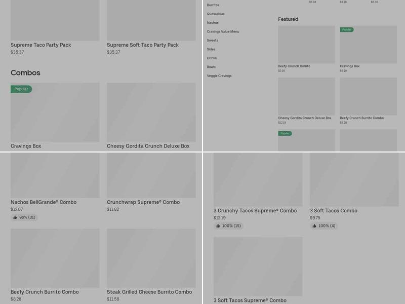 Taco Bell Menu