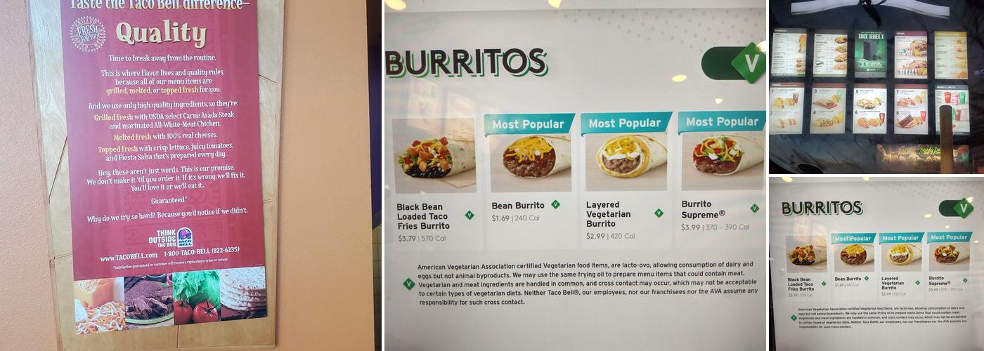 Taco Bell Menu