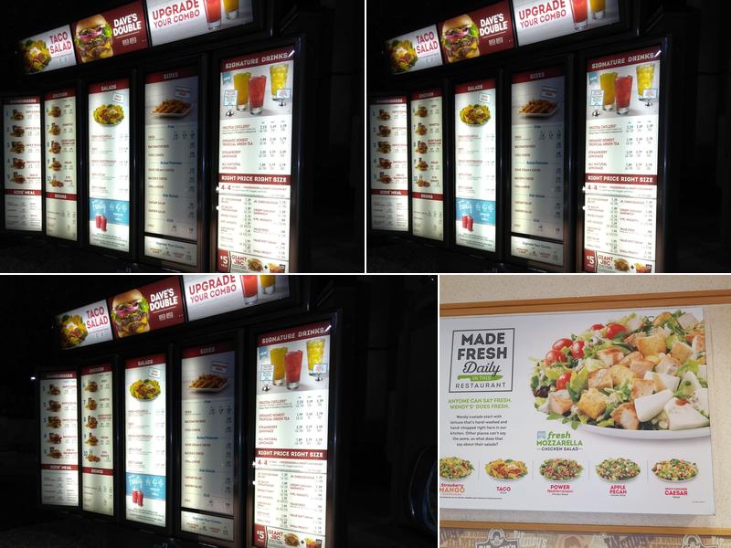 Wendy's Menu