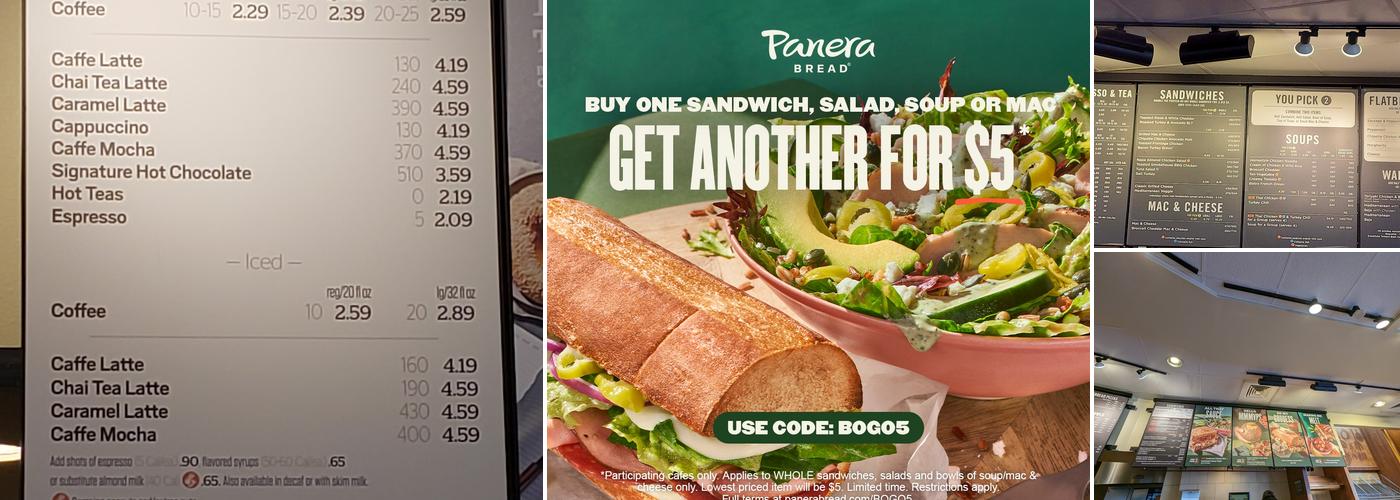 Panera Bread Menu