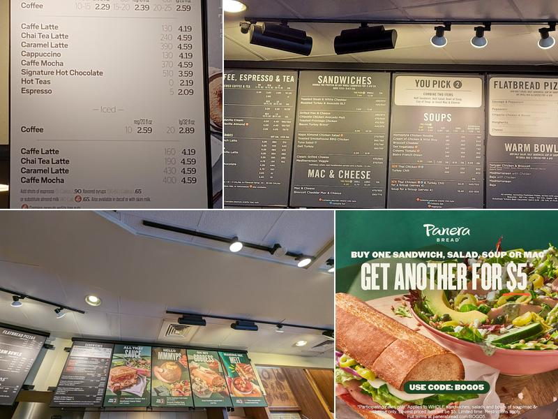 Panera Bread Menu