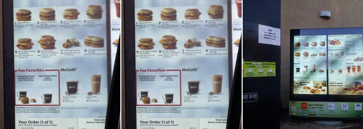 McDonald's Menu