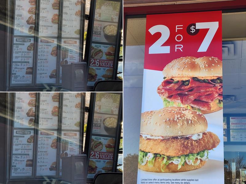 Arby's Menu