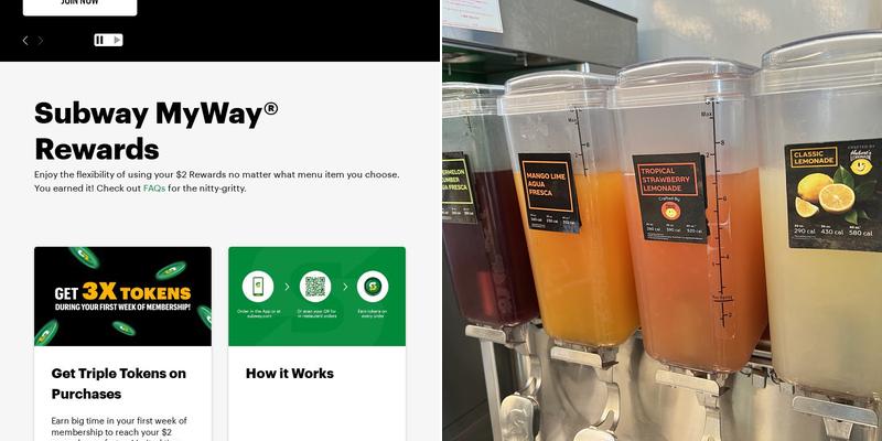 Subway Menu