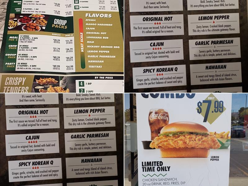 Wingstop Menu