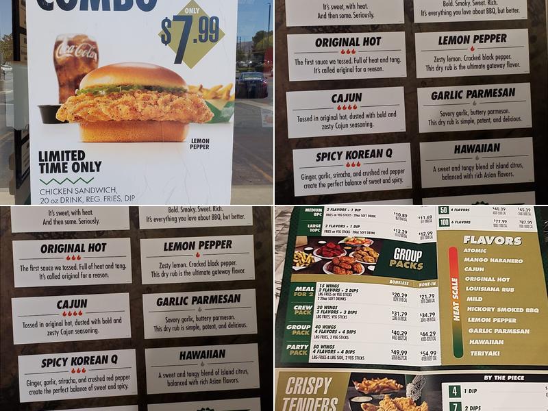 Wingstop Menu