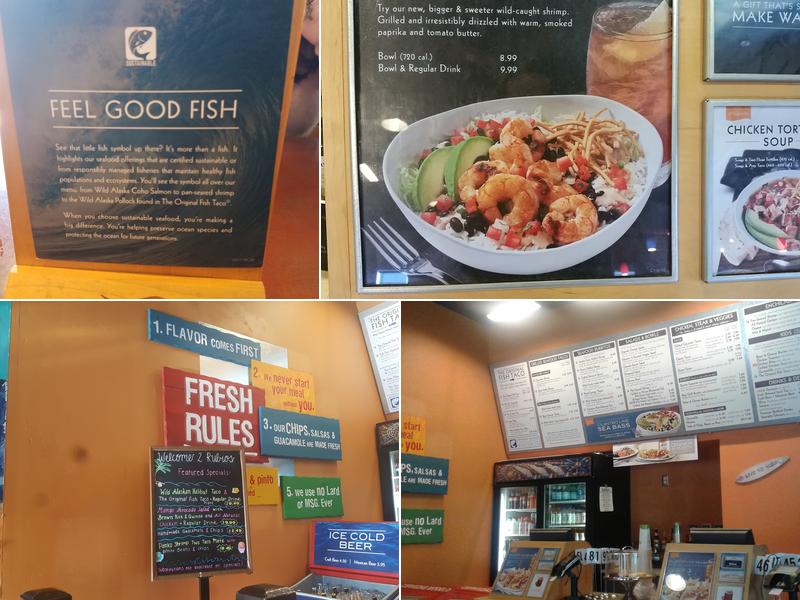 Rubio's Coastal Grill Menu