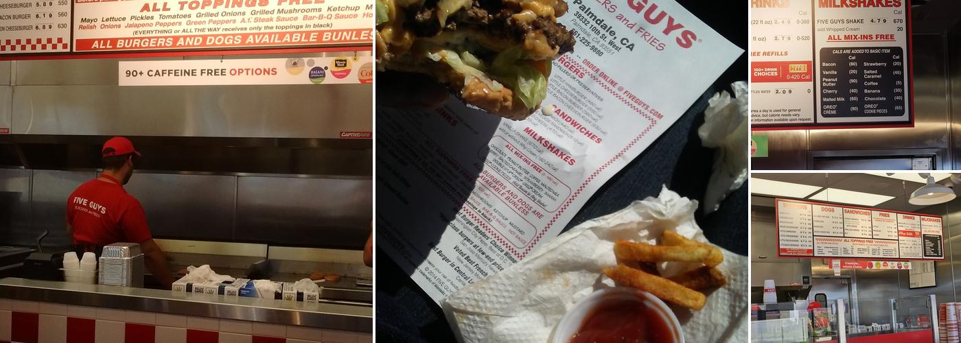 Five Guys Menu