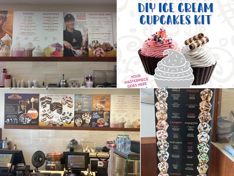 Cold Stone Creamery Menu
