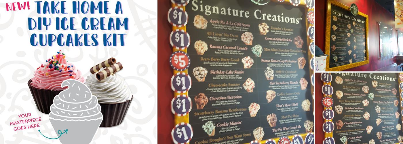 Cold Stone Creamery Menu