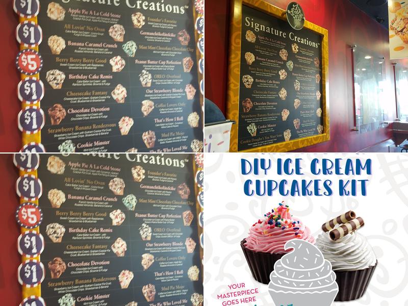 Cold Stone Creamery Menu