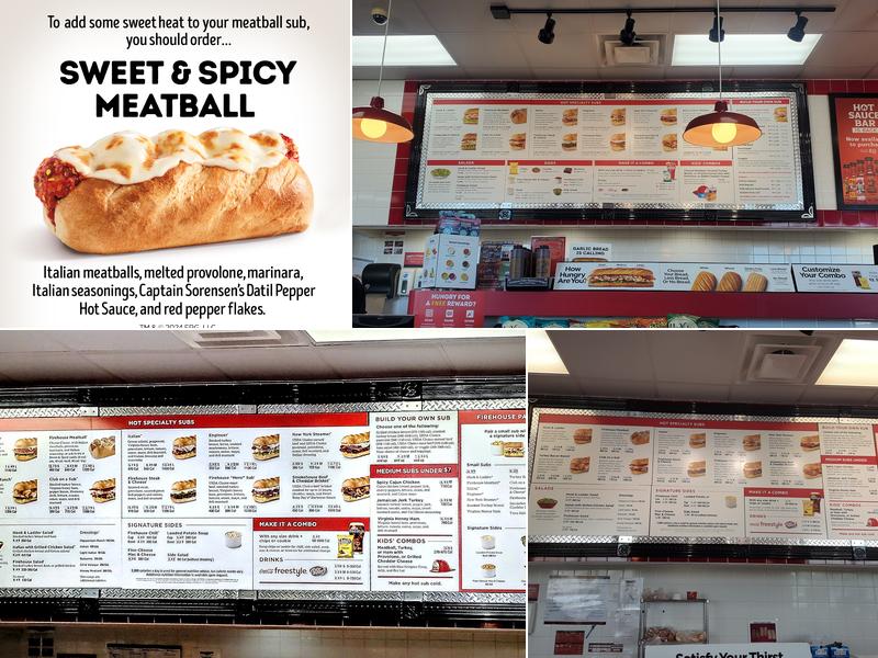Firehouse Subs Antelope Valley Mall Menu