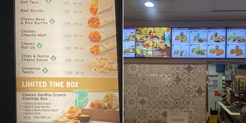 Taco Bell Menu