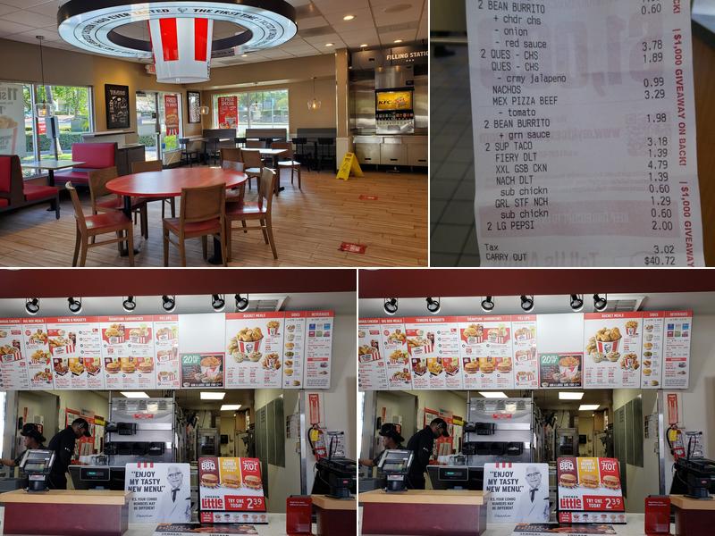 KFC Menu