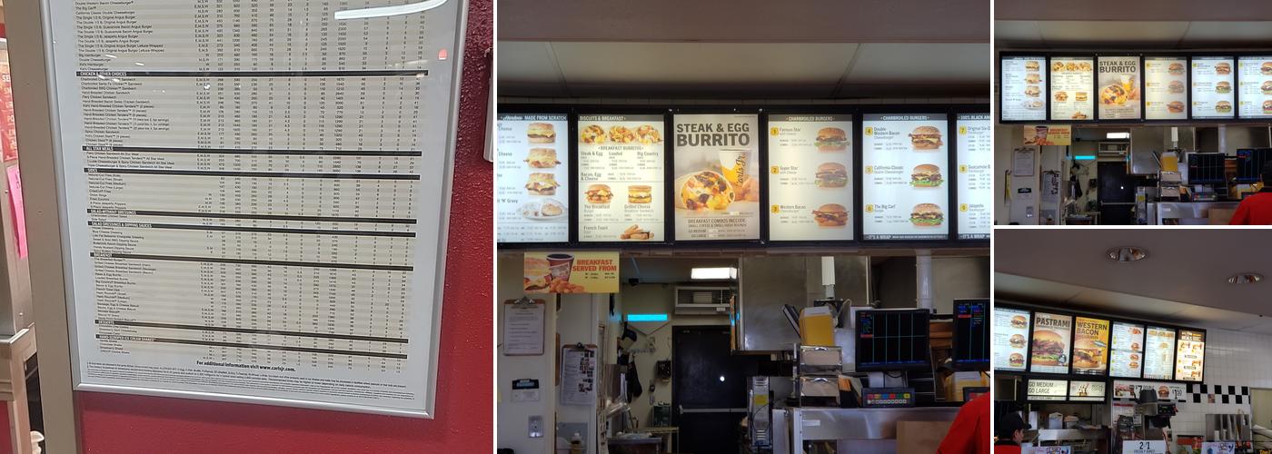 Carl’s Jr. Menu