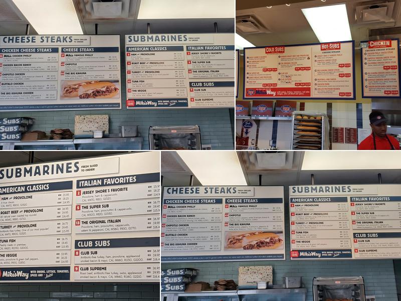 Jersey Mike's Subs Menu