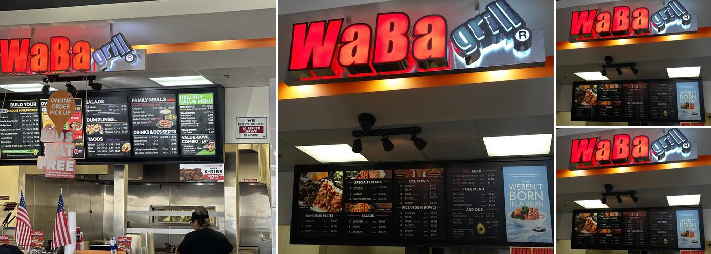 WaBa Grill Menu